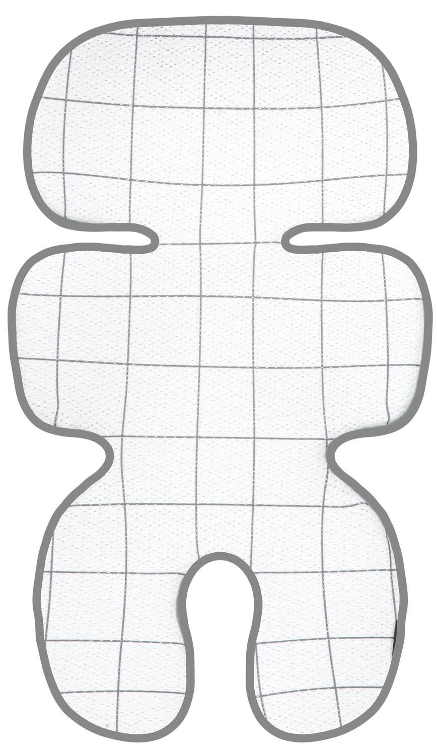 Clean Basic Cool Seat Pad (Modern Check Grey)