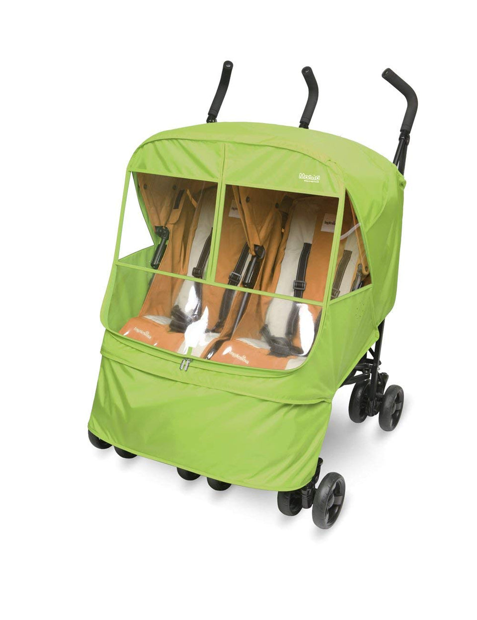 Elegance Alpha Twin Stroller Weather Shield (Green)